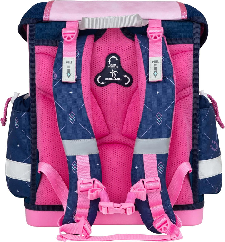 Belmil Classy Schulranzen Set 4 - teilig (403-13/AG/S) Amazing Horses