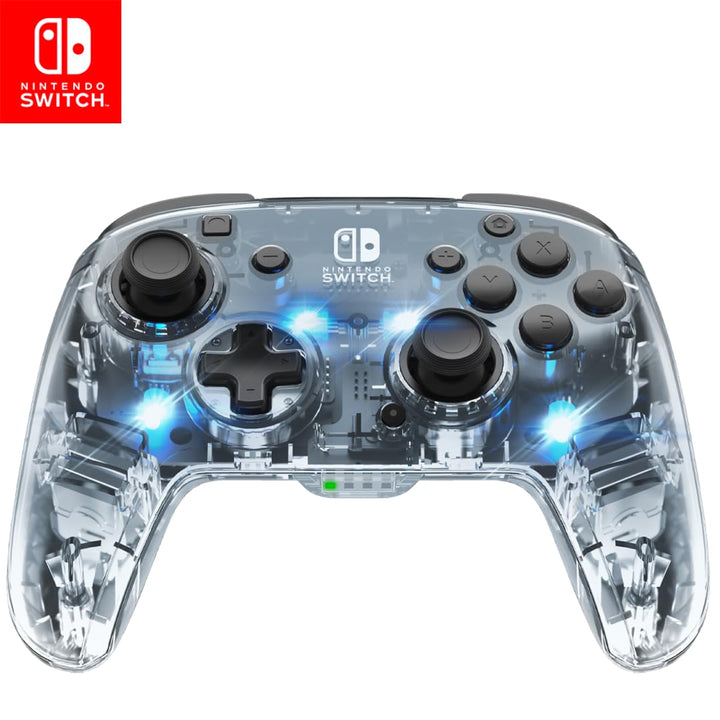 Afterglow LED drahtlos Deluxe Gaming Controller - Lizenziert durch Nintendo für Switch and OLED - RG