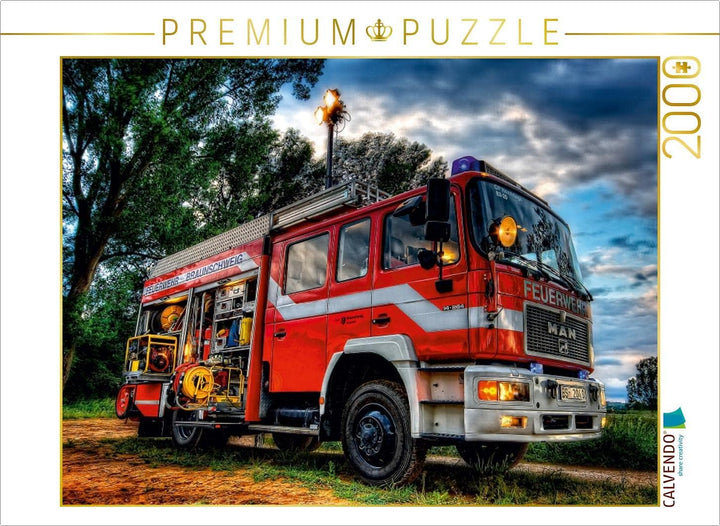 CALVENDO Puzzle Löschgruppenfahrzeug 16/12 FF BS-Hondelage 2000 Teile Lege-Grösse 90 x 67 cm Foto-Pu