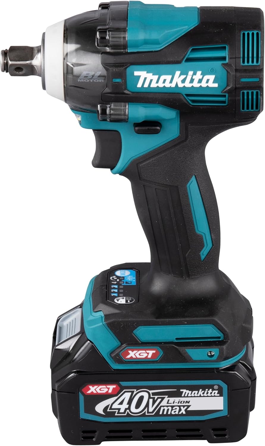 makita TW004GD201 Akku-Schlagschrauber 40V max. / 2,5 Ah, 2 Akkus + Ladegerät im MAKPAC mit 2 Akkus