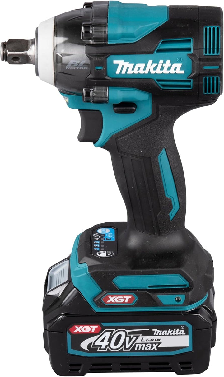 makita TW004GD201 Akku-Schlagschrauber 40V max. / 2,5 Ah, 2 Akkus + Ladegerät im MAKPAC mit 2 Akkus