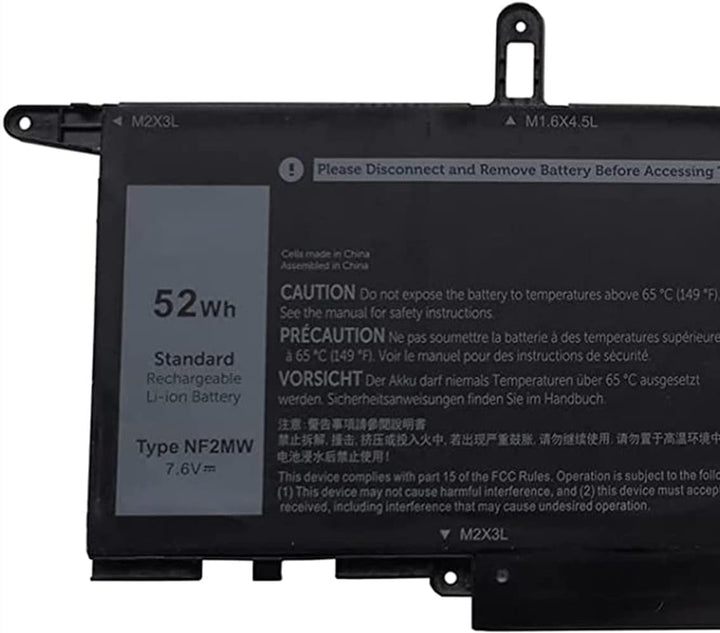 ASKC NF2MW Laptop Akku für Dell Latitude 7400 2-in-1 Latitude 9410 Series 7146W 085XM8 08W3YY 0C76H7