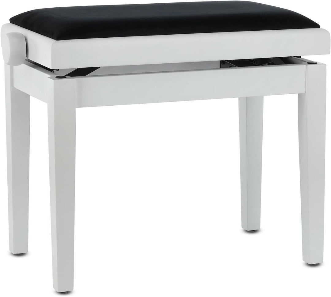 GEWA Pianobänke, Pianostuhl Deluxe weiss matt Weiss Matt Deluxe, Weiss Matt Deluxe