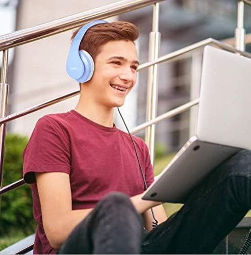 TUINYO Bluetooth-Kopfhörer, Wireless-Kopfhörer über dem Ohr mit Mikrofon, faltbares und leichtes Ste