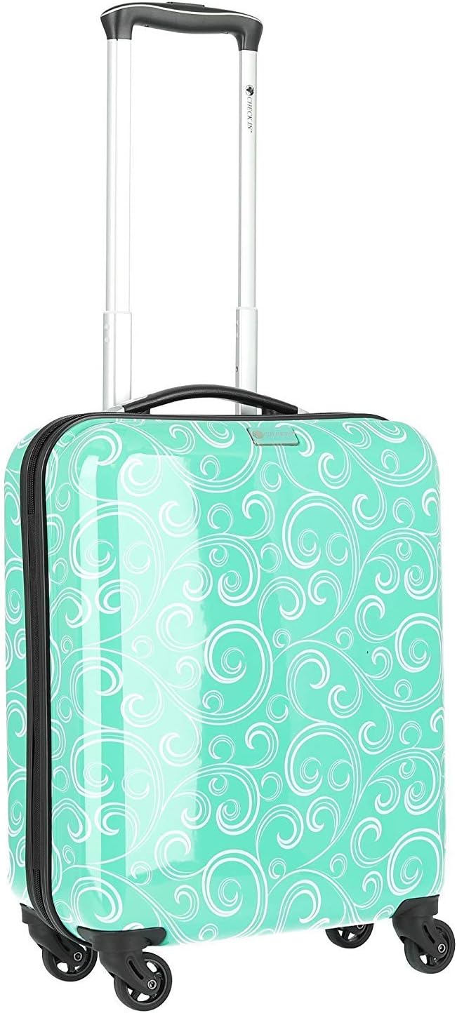 Bowatex Kleiner Koffer mit Handgepäck Masse Gelb Apricot Blume 53 cm