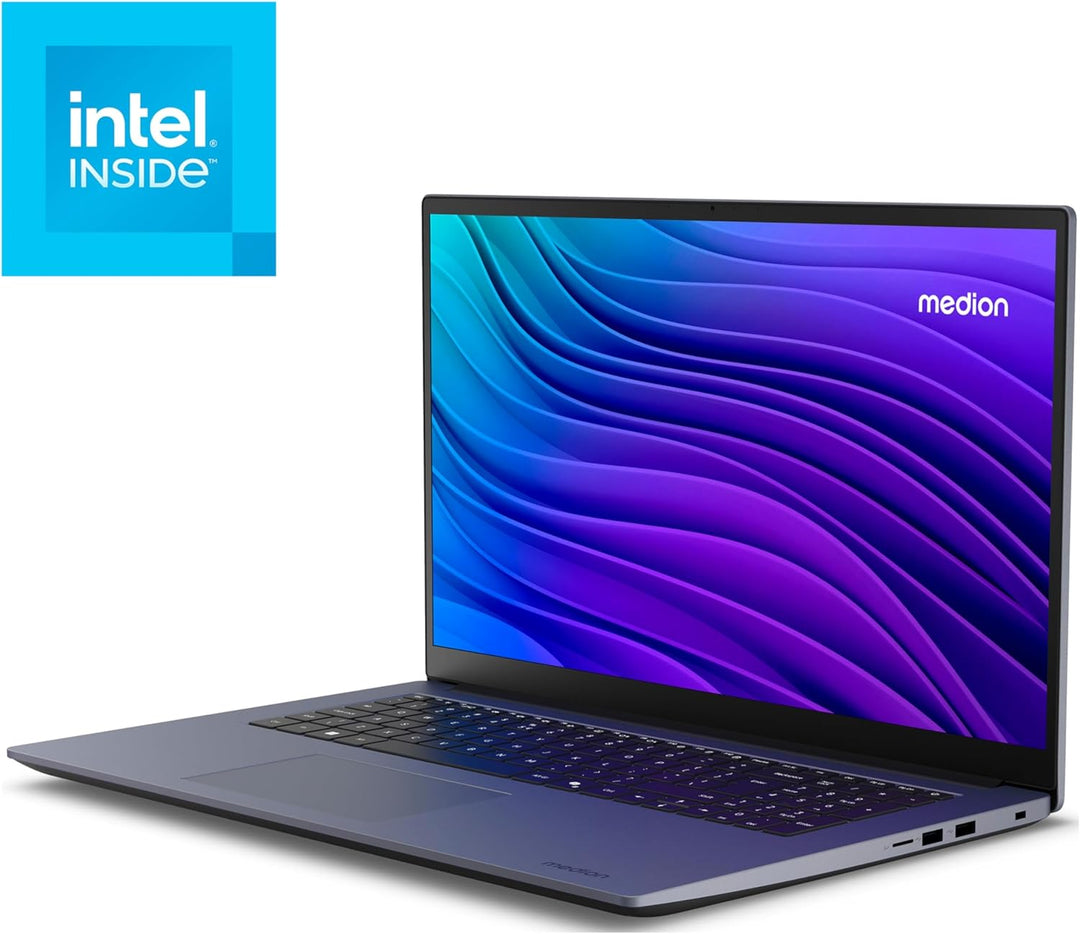MEDION Avantum 17 E1e 43,9 cm (17,3 Zoll) Full HD Laptop (Intel N100, 4GB DDR4 RAM, 128GB SSD, HD We
