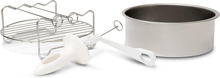 AEG AAFEK1 Erweiterungsset für Heissluftfritteuse AF6 (Mehrzweckform, Grillrost, Gemüsespiralschneid