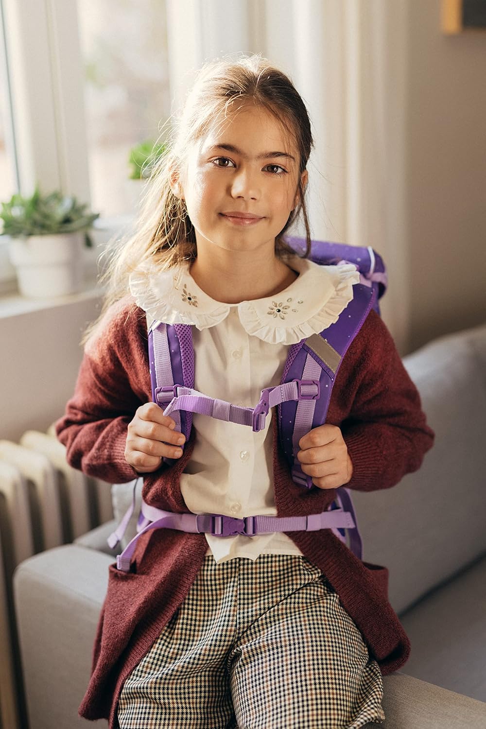 Belmil Premium Smarty Plus ergonomisches Schulranzen Set 5-teilig mit Patch Set 6 Stück, AGR, Brustg