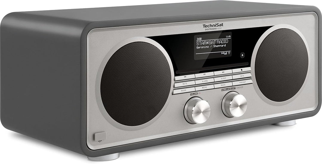 TechniSat DIGITRADIO 600 – Stereo Internetradio (DAB+, UKW, 70 Watt 2.1 System mit Subwoofer, Fernbe