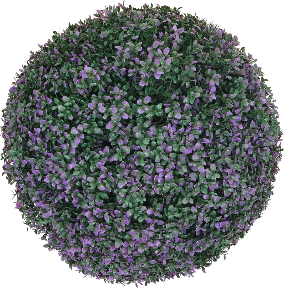 Mendler Künstlicher Busch HWC-L77, Buchskugel Dekopflanze Buchsbaumkugel Kunstpflanze Buxus, Outdoor
