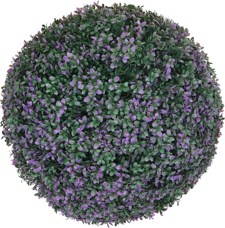 Mendler Künstlicher Busch HWC-L77, Buchskugel Dekopflanze Buchsbaumkugel Kunstpflanze Buxus, Outdoor