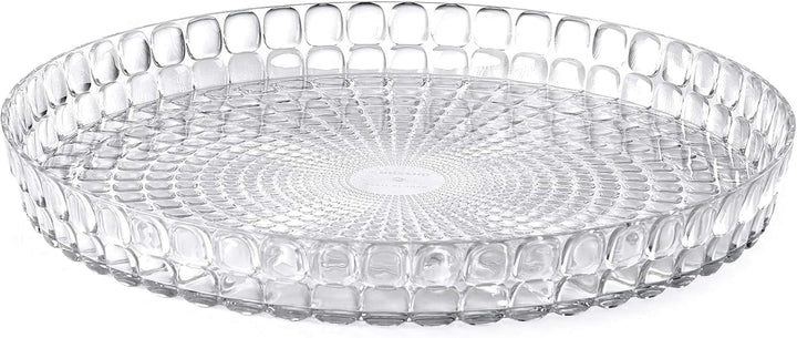Guzzini - Tiffany, Rundes Tablett - Transparent, Ø35,6x h4 cm - 19890100 1 Durchsichtig, 1 Durchsich