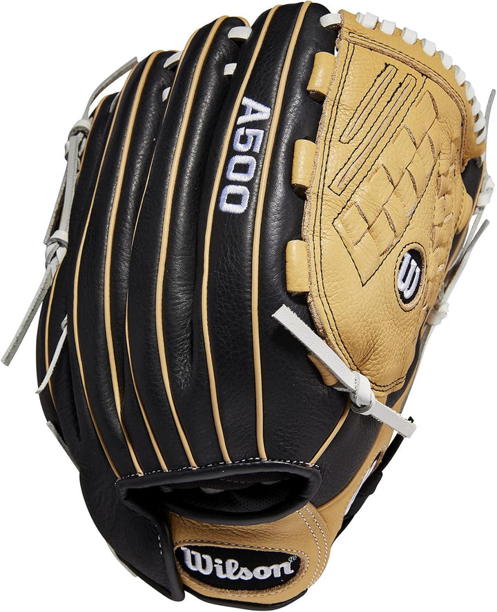 WILSON 2022 A550 Siren Fastpitch Softball Glove Serie Rechte Hand Wurf 31,75 cm (12,5 Zoll) Schwarz/