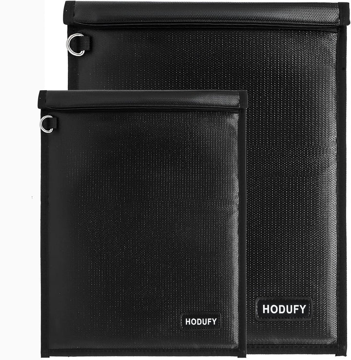 Hodufy 2 Stück Faraday Tasche,(16.9x15,13x10 Zoll) Faraday Bags for Laptop und GPS Signal Blocker Fe