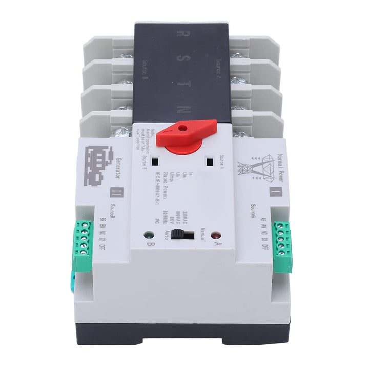 4P Dual Power Automatic Transfer Switch Unterbrechungsfreier Transferschalter AC230V(100A), 100A