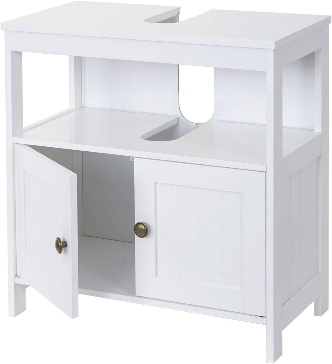 Mendler Waschbeckenunterschrank HWC-B63, Badschrank Badezimmer Unterschrank Waschtischunterschrank,