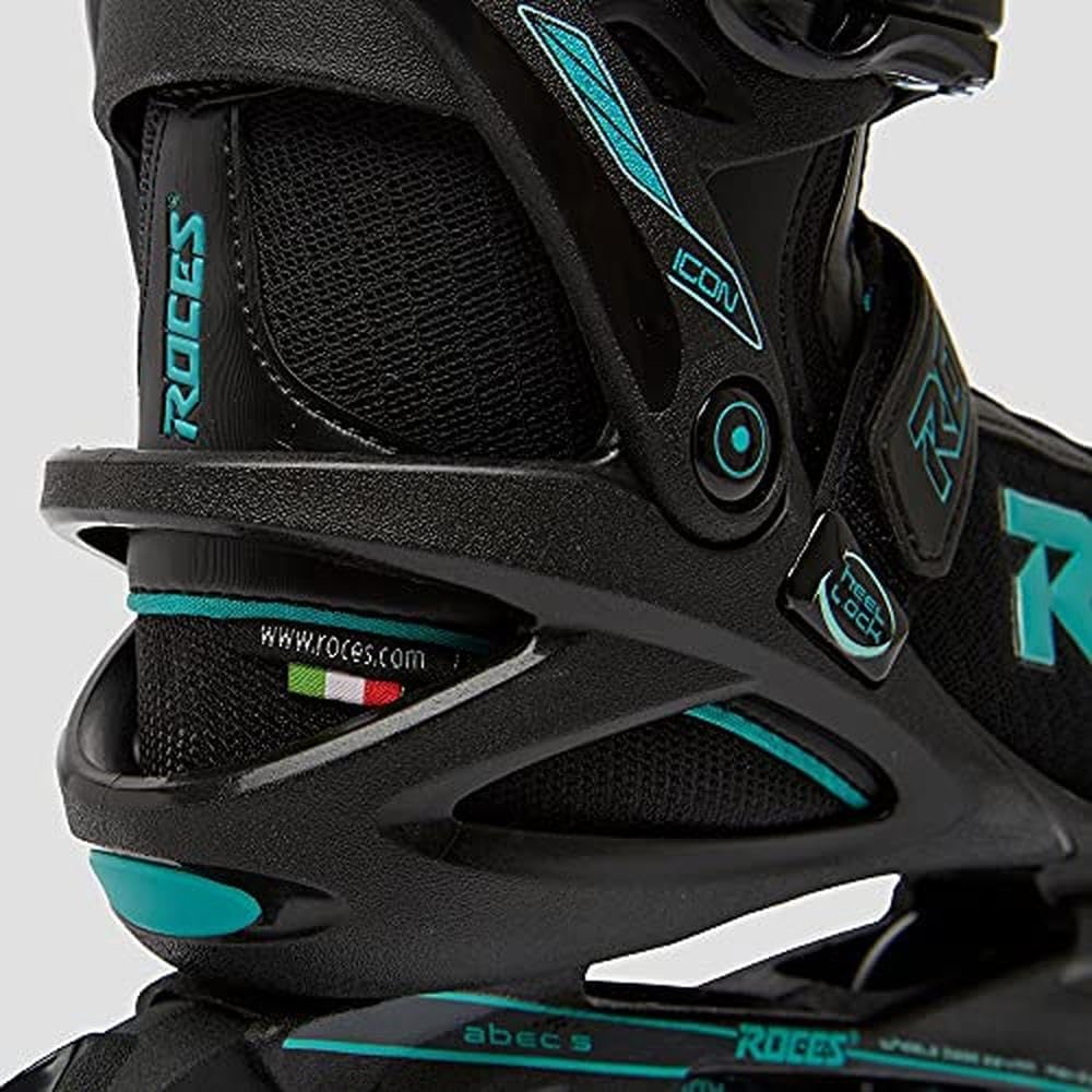 Roces Damen Icon Inliner 40 black/aqua, 40 black/aqua