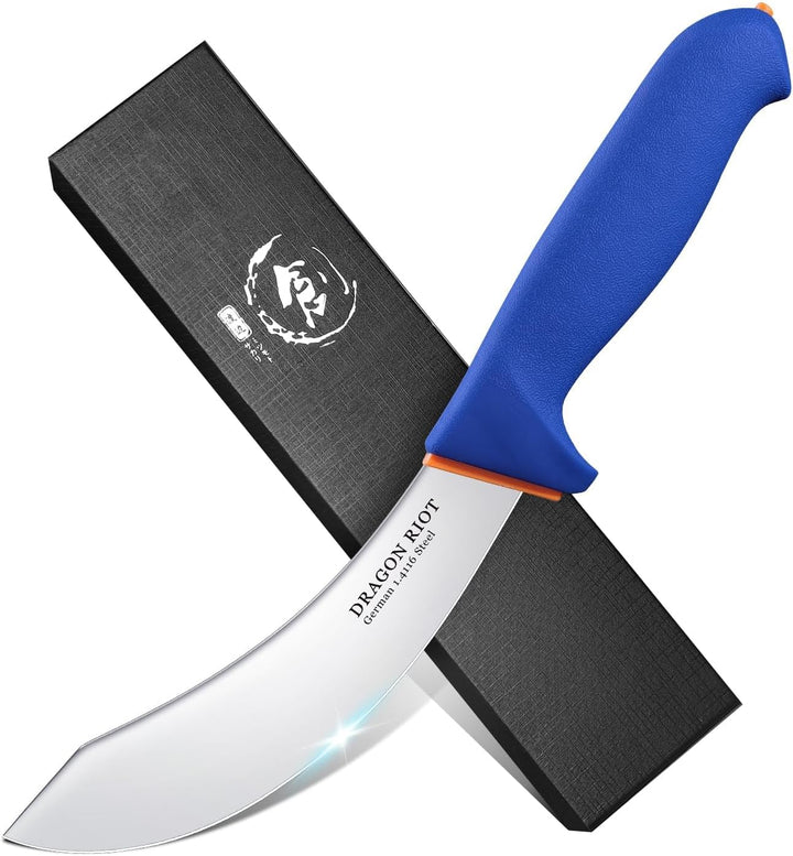 DRAGON RIOT Ausbeinmesser profi Schlachtermesser, 6 Zoll Fleischmesser Flexibel Metzgermesser, Grill