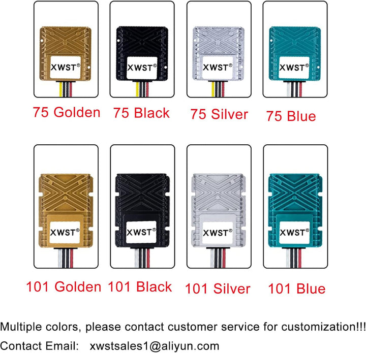 XWST Blaue Schale DC DC Spannungswandler 12V auf 48V Aufwärtswandler 3A 144W Wechselrichter Auto Net