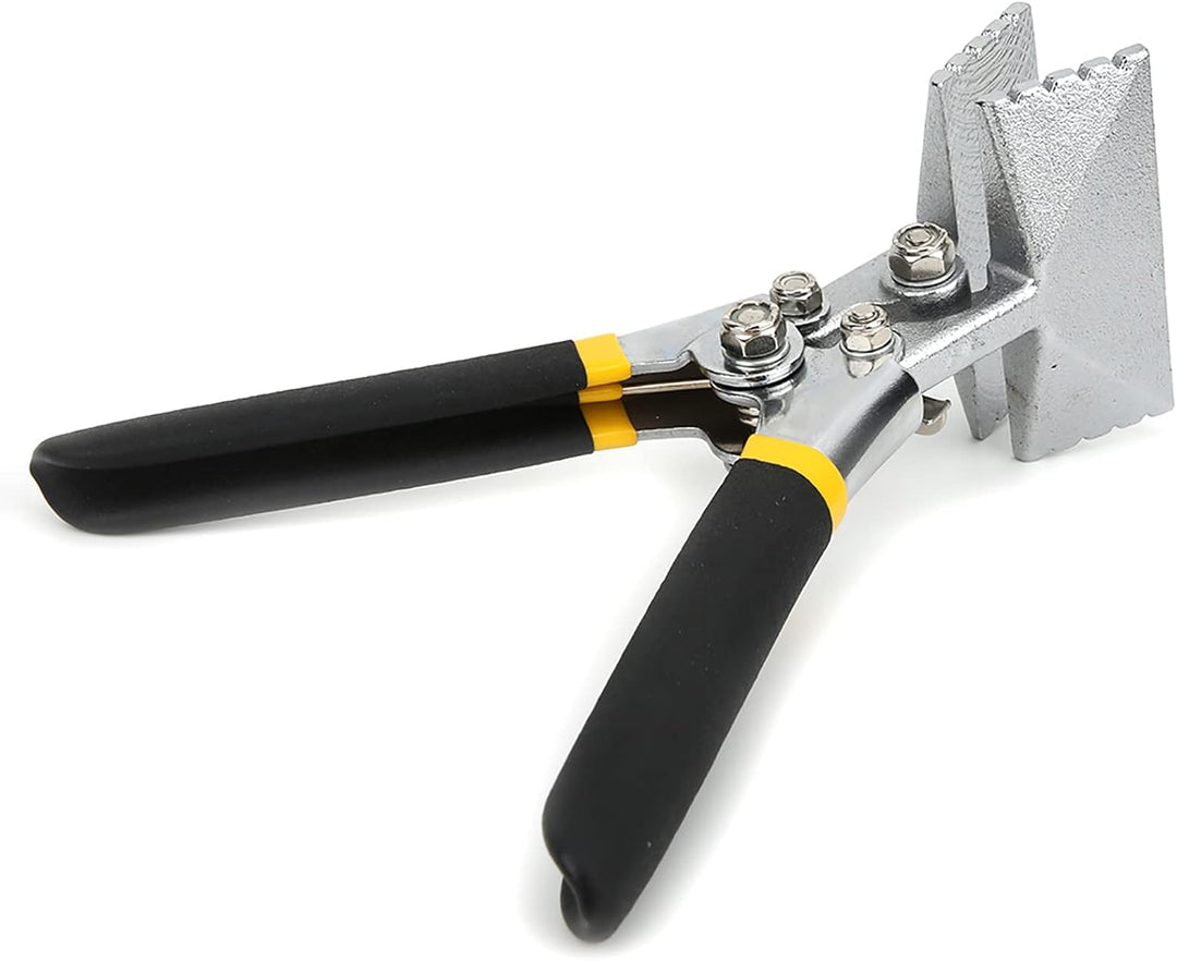 Blechbiegezange, 6-Zoll-Falzzange, multifunktionales, gerades Metall-Biegezangenwerkzeug, rutschfest