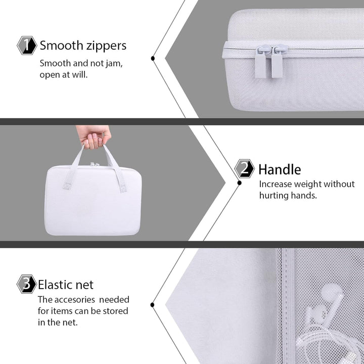 co2CREA Hart Reise Schutz Hülle Etui Tasche für Apple 2023 Mac Studio M2 / M1 / M1 Max Chip Desktop