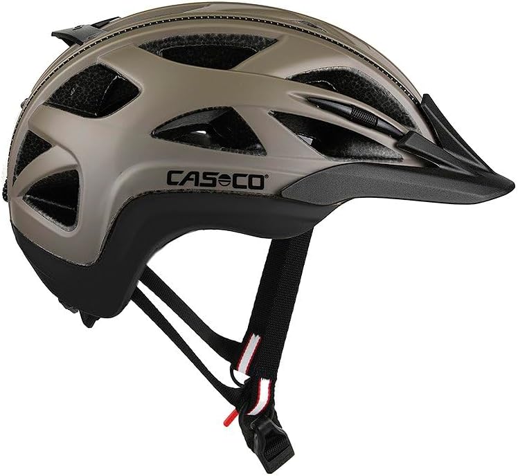 Casco Erwachsene Active 2 Fahrradhelm L (58-62 cm) Black, Gray, L (58-62 cm) Black, Gray