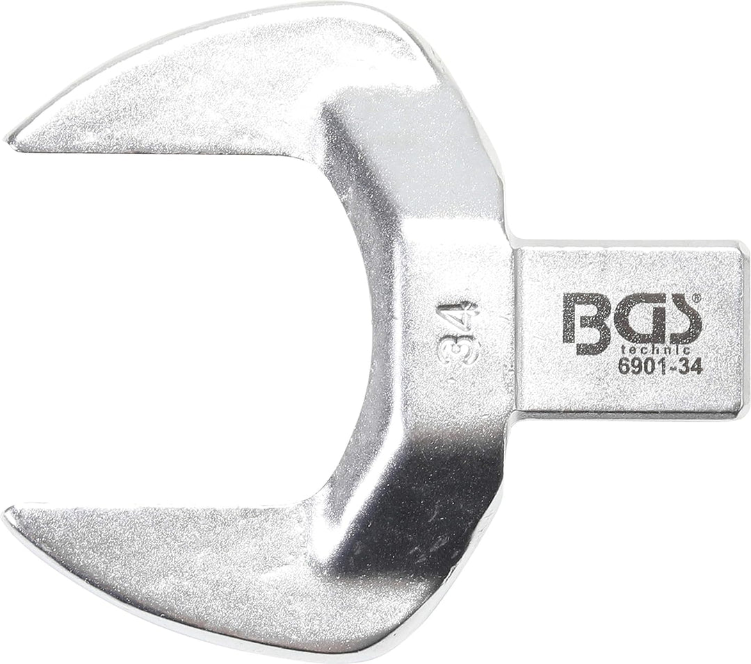 BGS 6901-34 | Einsteck-Maulschlüssel | 34 mm | Aufnahme 14 x 18 mm, 34 mm