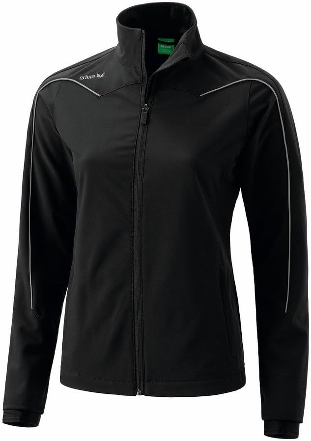 Erima Damen Jacke Shooter Softshell, schwarz/granite 40 schwarz/granite, 40 schwarz/granite