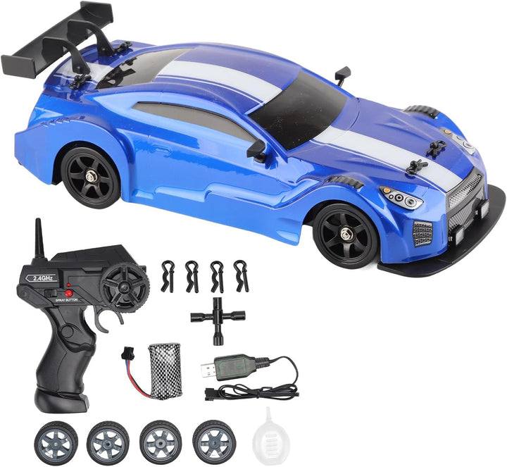 BuyWeek Ferngesteuertes Auto, 1:16 RC Drift Auto Spielzeug Simulation Allradfahrzeug Rennauto mit LE