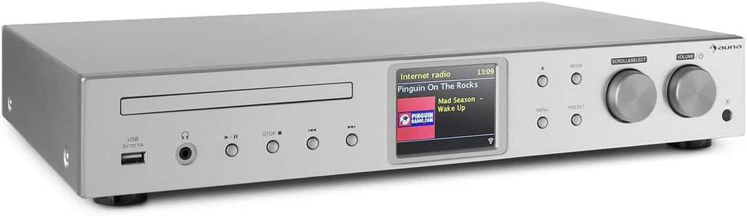 auna iTuner Receiver HiFi - Internet-Radio, FM Radio, DAB+ Receiver, Stereo Receiver, viele Anschlüs