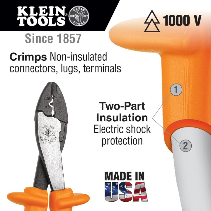 Klein Tools 1005-ins isoliert Crimpen/Schneiden Werkzeug