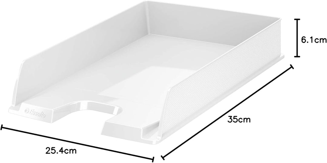 Esselte Europost A4 Briefablage, 10 Stück weiss, Weiss