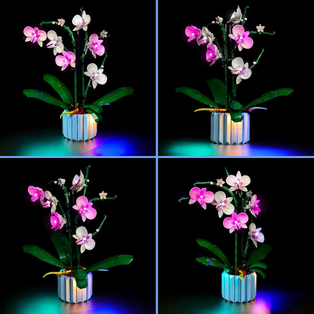 LocoLee Led Licht Set Kompatibel mit LEGO 10311 Orchidee Blumen Botanical Collection (Nur Lichter-Se