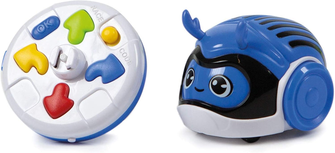 Clementoni 17413 Racing Bugs Scrabbleo Lernroboter, Ferngesteuerter Roboter für Kinder ab 4 Jahren,
