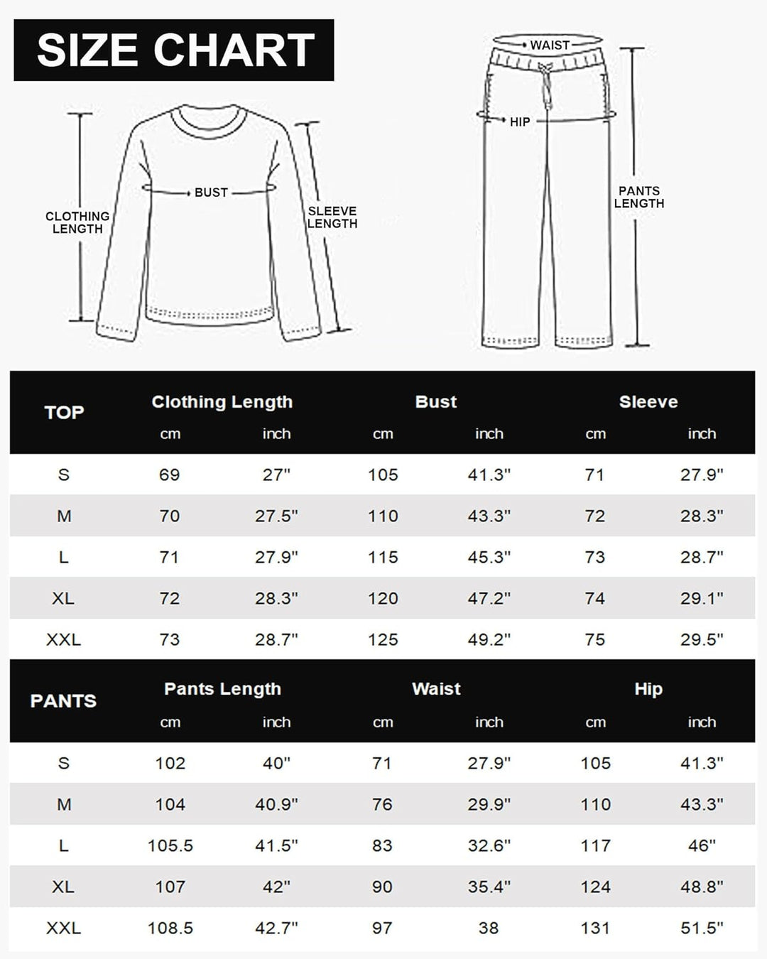 CheChury Herren Schlafanzug Lang Pyjama Rundhals Männer Langarm Oberteil und Karierte Schlafanzughos