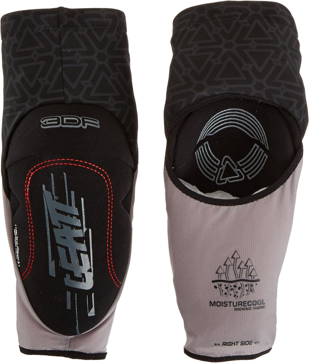 Leatt 3DF Elbow Guard Ellbogenprotektor Schwarz XXL, Schwarz XXL