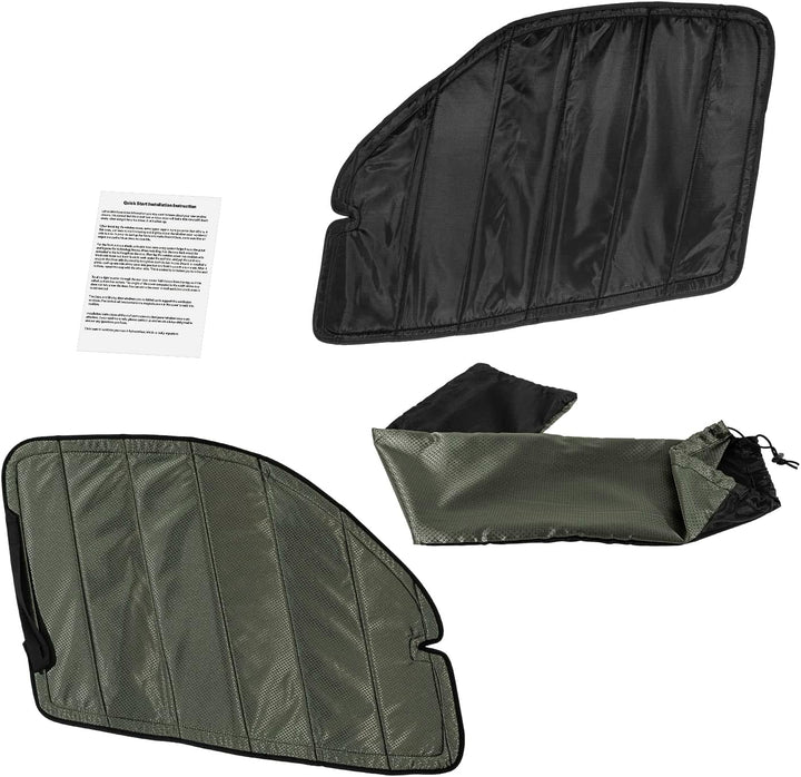 CTcar Isolierte Verdunkelungs-Frontscheibenabdeckungen für Mercedes Benz Sprinter, Wohnmobilzubehör,