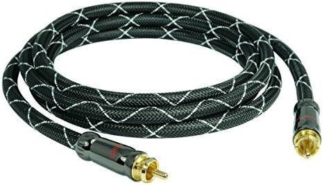 SunshineTronic Blackline Subwoofer-Kabel | 4-Fach geschirmt | 7,5m