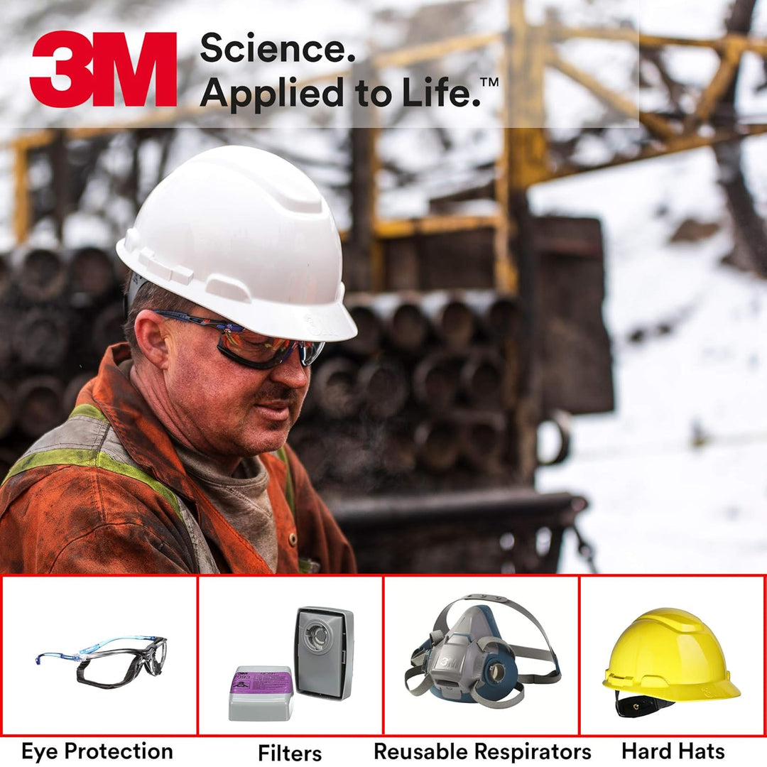 3M Virtua CCS Schutzbrille 11873-0000-20, Schaumstoffdichtung, Anti-Beschlag-Gläser, grau