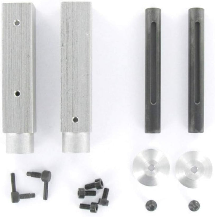 Carson 1:14 Alu Aufliegerstützen-Set (2) 73mm, RC, Zubehör für Tamiya Trucks, Ersatzteile, Tuningtei