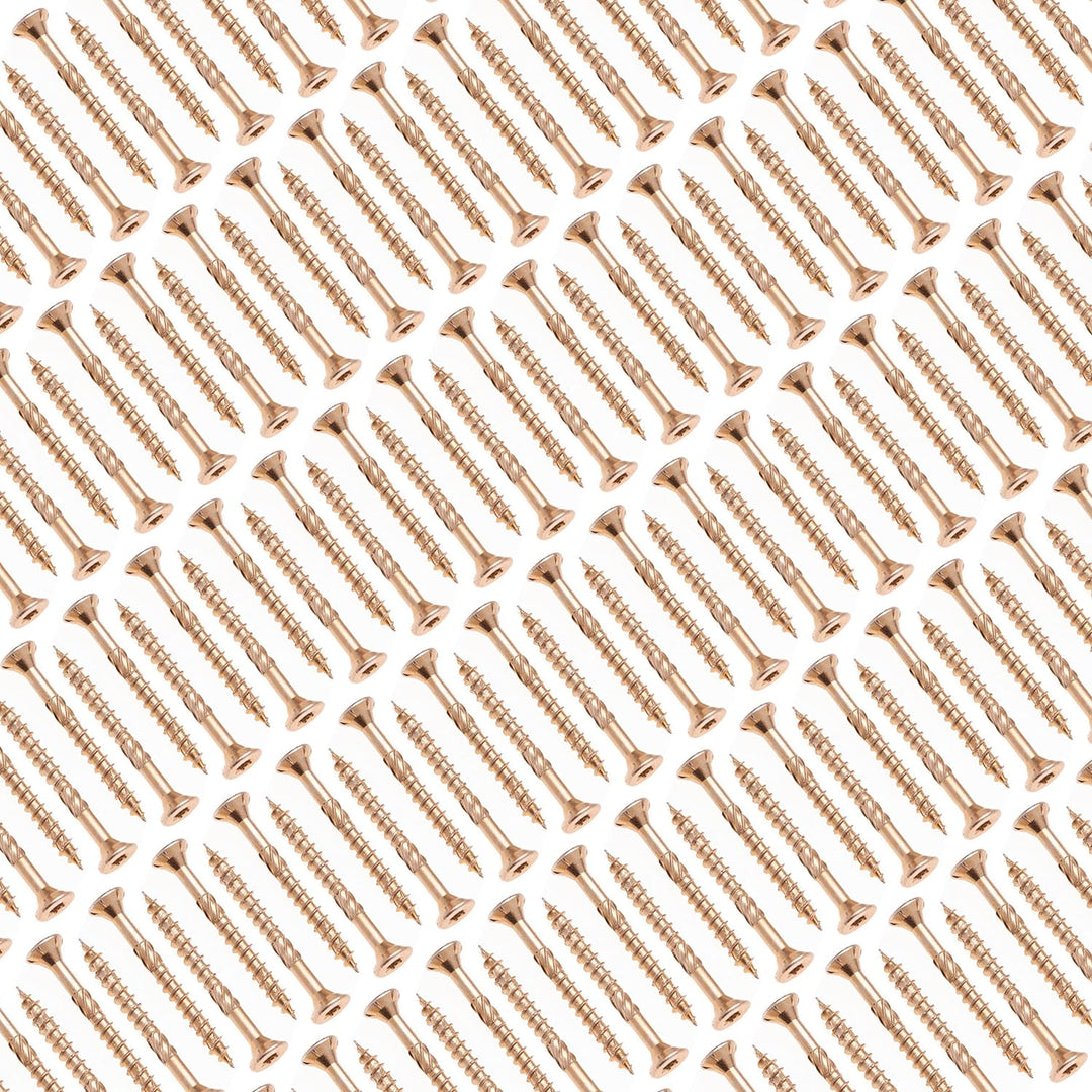 5mm Holzschrauben Selbstschneidend Torx Gelb mit Verzinktem Mehrzweck-Holz Verwendung flacher Kopf (