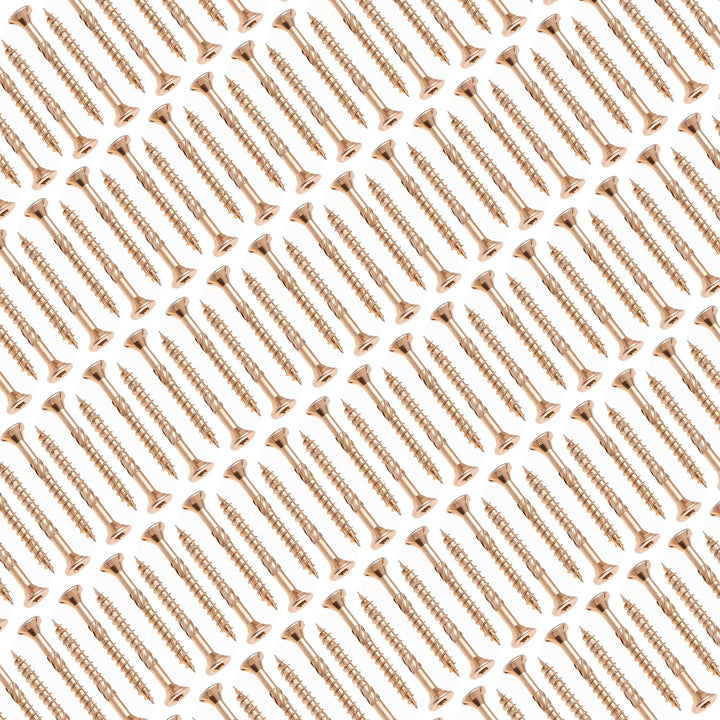 5mm Holzschrauben Selbstschneidend Torx Gelb mit Verzinktem Mehrzweck-Holz Verwendung flacher Kopf (