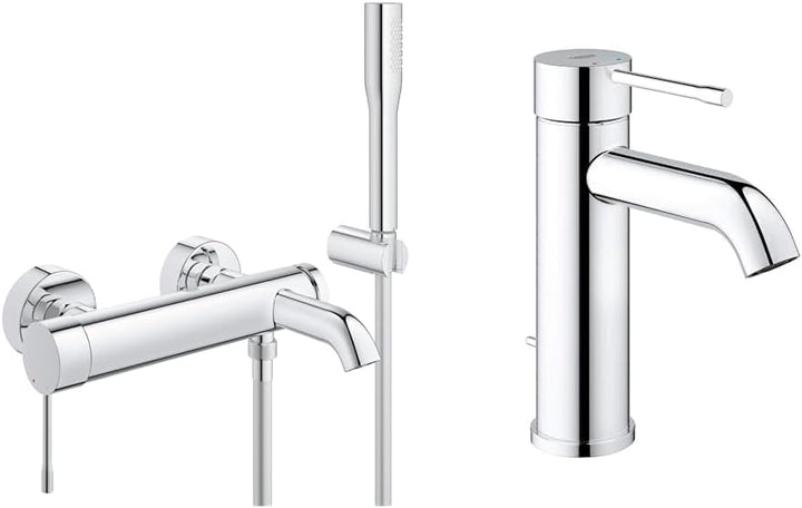 GROHE Essence | Badarmaturen - Einhand-Wannenbatterie, DN 15 | chrom | 33628001 & Essence | Badarmat