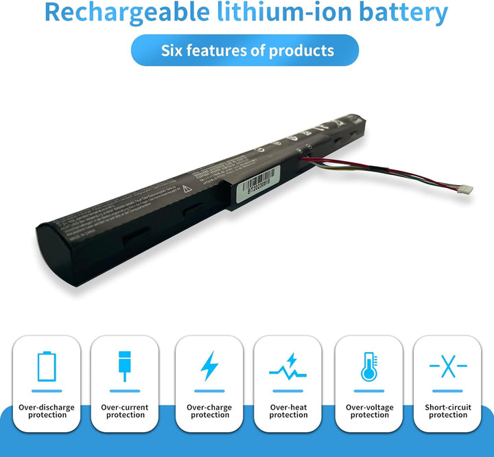 AS16A7K AS16A5K AS16A8K KT.00605.002 Laptop Batterie Ersatz für Acer Aspire E15 E5-475 E5-475G E5-57