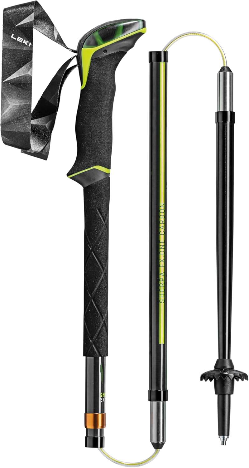 Leki Sherpa FX.One Carbon Stöcke (38)125 naturalcarbon-neonyellow-white, (38)125 naturalcarbon-neony