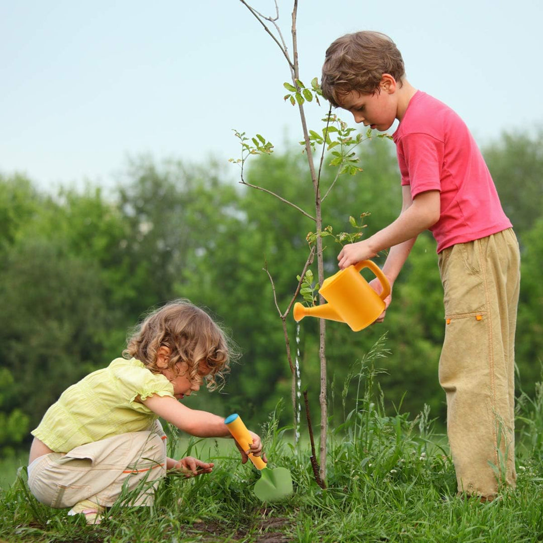 Shinelee 7 Stück Gartenspielzeug für Kinder Gartengeräte Gartenhandschuhe Kinder Garten Werkzeugtasc
