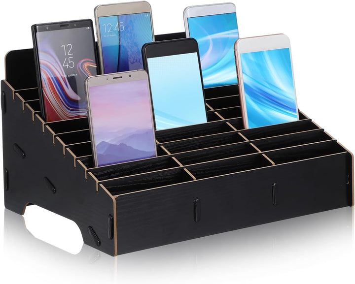 TOPBATHY Handy-Aufbewahrungsbox 30-Fächer- -Handy-Desktop-Organizer Telefonmanagement-Aufbewahrung M