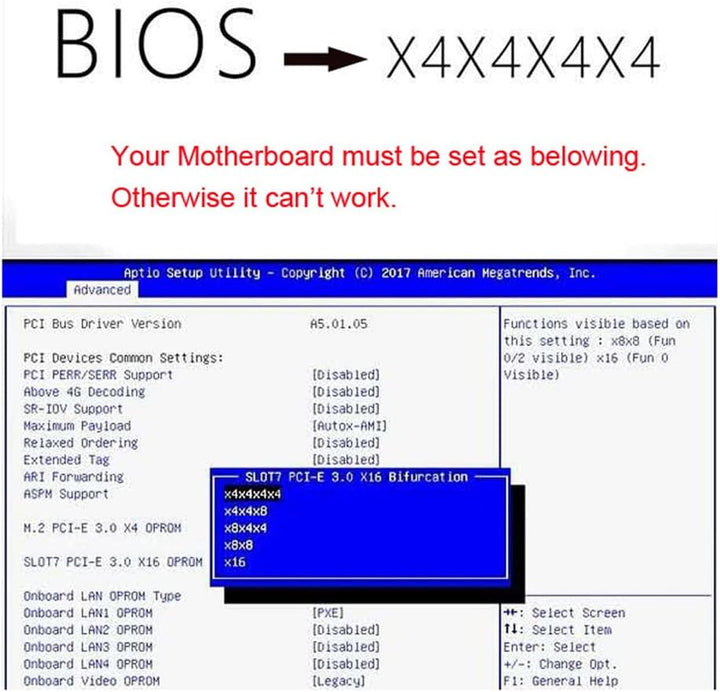 NFHK Dual Slimline SFF-8654 8X 4 NVME auf PCIE Express 3.0 4.0 Raid Card VROC Raid0 Hyper Adapter Du