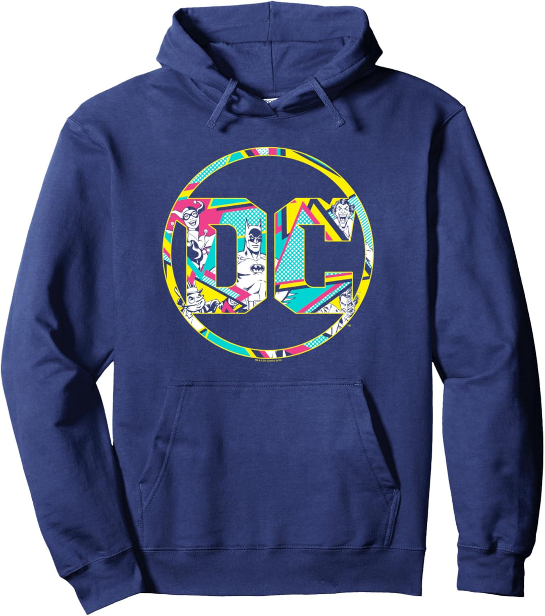 Batman 80's Bat Logo Pullover Hoodie