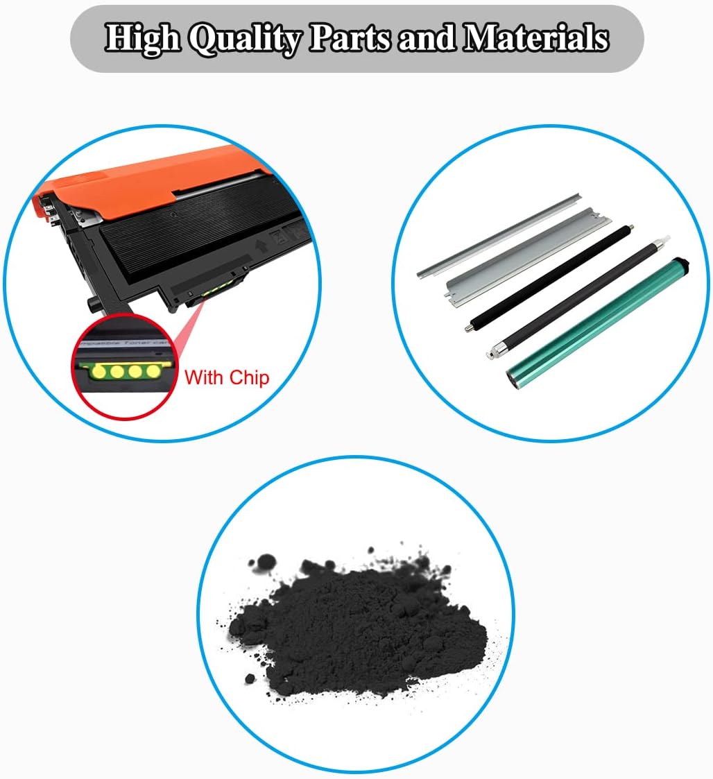 TOPRINT【mit Chip Kompatible Tonerkartusche W2070A 117A Schwarz 1000 Seiten für HP Color Laser 150a 1